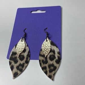 Handmade Faux Leather Earrings